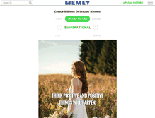 Tablet Screenshot of memey.com
